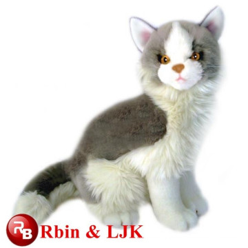 Coussin de chat jouet en peluche de nouvelle année